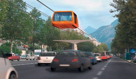 Tramway suspendu